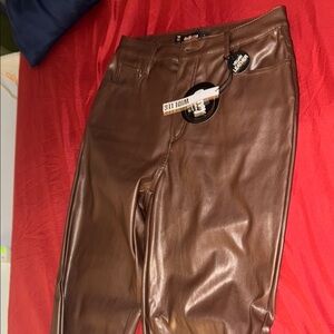 Wide Leg Brown Women Jeans